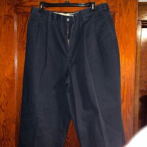 Croft & Barrow Men's Classic Navy Blue Dress Pants 36x32